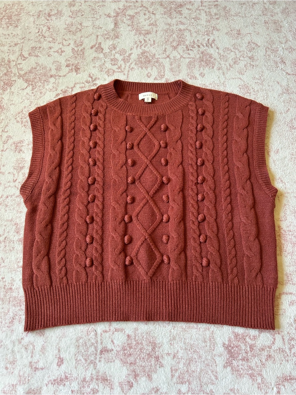 Cropped Sweater Vest Tank